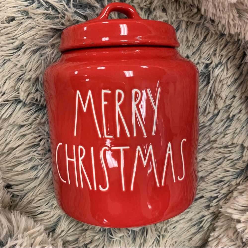 Rae Dunn merry Christmas canister